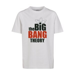 Dětské tričko s logem Big Bang Theory bílé