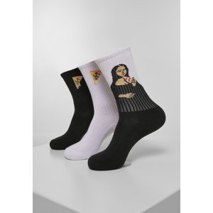 Arti Pizza Sport Socks 3-Pack multicolor/black/white