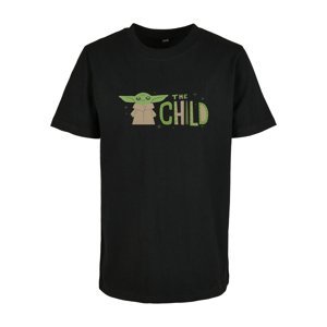 Dětské tričko Mandalorian The Child černé