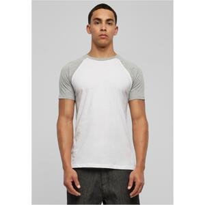 Kontrastní raglánové tričko wht/grey