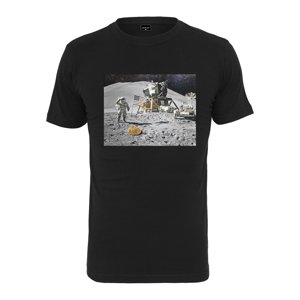 Pizza Moon Landing Tee černé