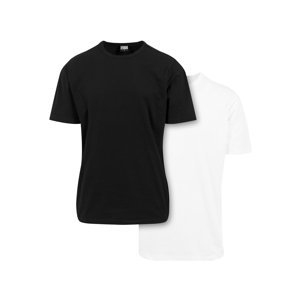 Oversized tričko 2-balení černá+bílá