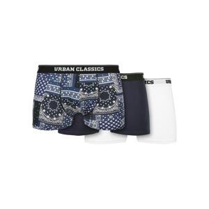 Organické boxerky 3-balení šátek námořnická+námořnická+bílá