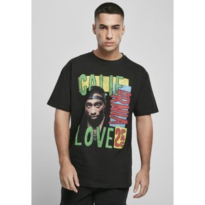 Tričko Tupac California Love Retro Oversize černé
