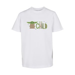 Dětské tričko Mandalorian The Child bílé