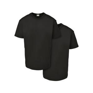 Organické základní tričko 2-balení černá+černá