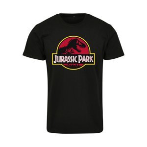 Černé tričko s logem Jurského parku
