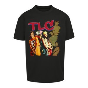 TLC Group Oversize tričko černé