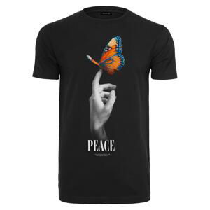 Černé tričko Peace Butterfly