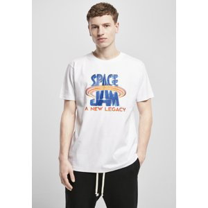 Bílé tričko s logem Space Jam