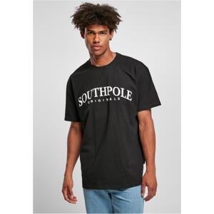 Černé tričko Southpole Puffer Print