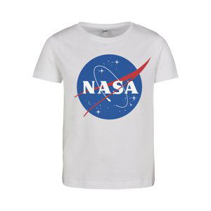 Dětské tričko NASA Insignia s krátkým rukávem bílé