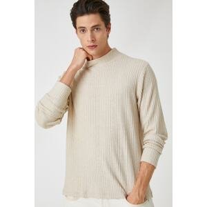 Koton Men's Beige Sweater