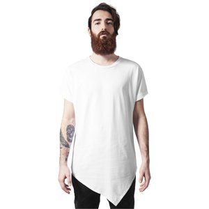 Asymetrické dlouhé tričko bílé