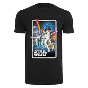 Černé tričko s plakátem Star Wars