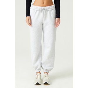 LOS OJOS x Melody Snow Melange Oversize/Wide Fit Cotton Thick Sweatpants