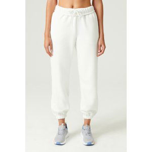 LOS OJOS x Melodi Ecru Oversize/Wide Fit Cotton Thick Sweatpants