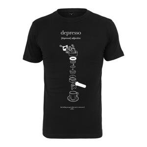 Depresso tričko černé