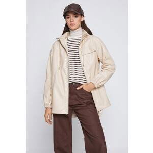 Koton Women's Beige Trench Coat