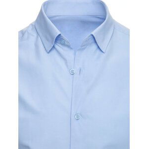 Pánská jednobarevná modrá košile Dstreet