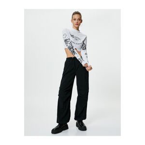 Koton Parachute Trousers Comfortable Fit with Cargo Pocket
