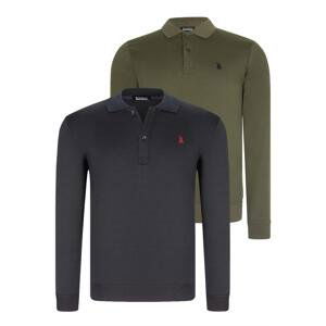 DOUBLE SET V4007 DEWBERRY MEN'S SWEATSHIRT-NAVY-KHAKI