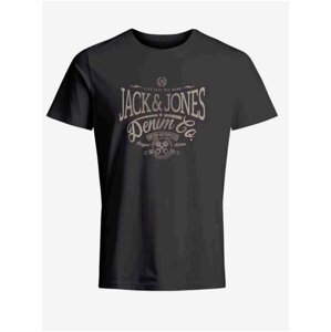 Černé pánské tričko Jack & Jones Eric - Pánské