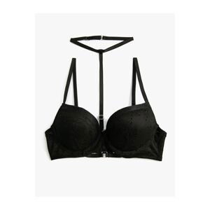 Koton Lace Bralette Neck Detailed Padded Underwire