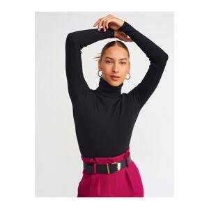 Dilvin 10225 Turtleneck Sweater-black