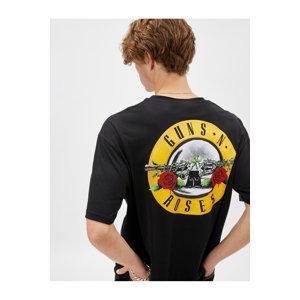Koton Guns N' Roses T-Shirt Licensed Printed on the Back