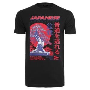 Japonské tričko Tradition černé