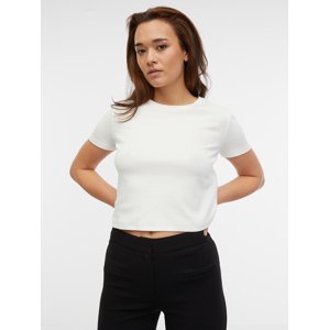 Orsay Bílé dámské krátké tričko - Dámské