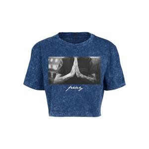 Dámské tričko Pray - modré