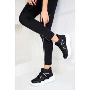 Soho Black Women's Sneaker 18709