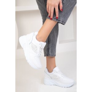 Soho Women's White Sneakers 18708