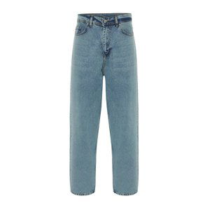 Trendyol Blue Wide Leg Jeans Loose Jeans