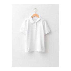 LC Waikiki Polo Neck Basic Short Sleeve Girl's T-Shirt