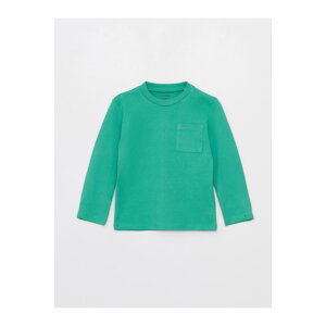 LC Waikiki Crew Neck Long Sleeve Basic Baby Boy T-Shirt