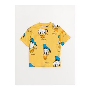 LC Waikiki Crew Neck Short Sleeve Donald Duck Baby Boy T-Shirt