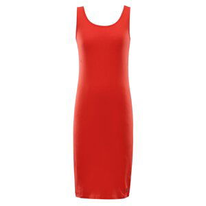 Červené dámské basic šaty NAX BREWA