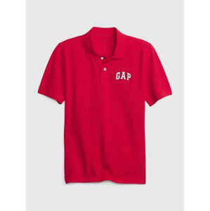 Červené klučičí polo tričko GAP