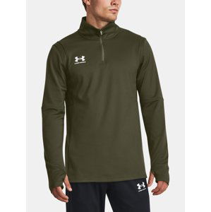 Khaki pánské sportovní tričko Under Armour Ch.Midlayer