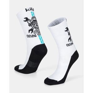 Černo-bílé unisex sportovní ponožky Kilpi Spurt