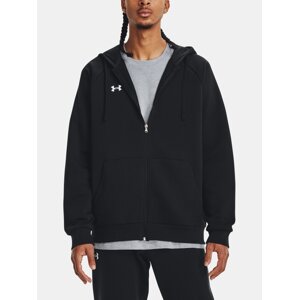 Černá mikina Under Armour UA Rival Fleece FZ Hoodie