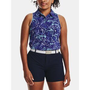 Modré sportovní polo tílko Under Armour UA Iso-Chill SL Polo