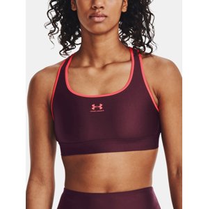 Vínová sportovní podprsenka Under Armour UA HG Armour Mid Padless