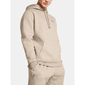 Světle hnědá mikina Under Armour UA Essential Fleece Hoodie