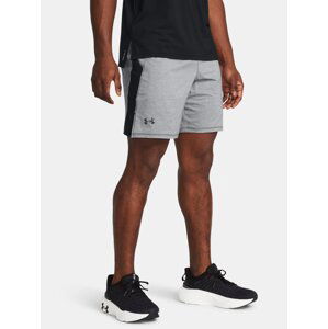 Černo-šedé pánské sportovní kraťasy Under Armour UA LAUNCH PRO 7'' HTR SHORTS