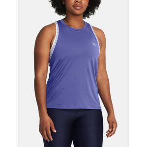 Fialové dámské sportovní tílko Under Armour Knockout Novelty Tank