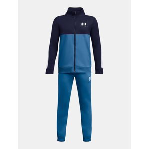 Modrá klučičí sportovní souprava Under Armour UA CB Knit Track Suit